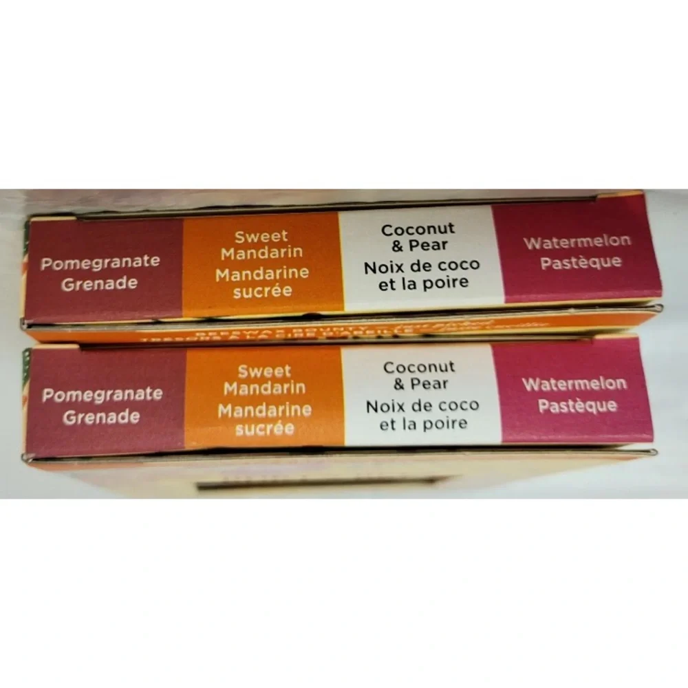 2 Packs Burt’s Bees Just Picked Lip Balm 4ct per Gift Set Spring Shower Favor